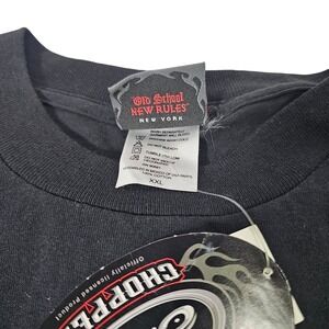 Orange County Choppers NWT Silver Puff-Paint graphic XXL.